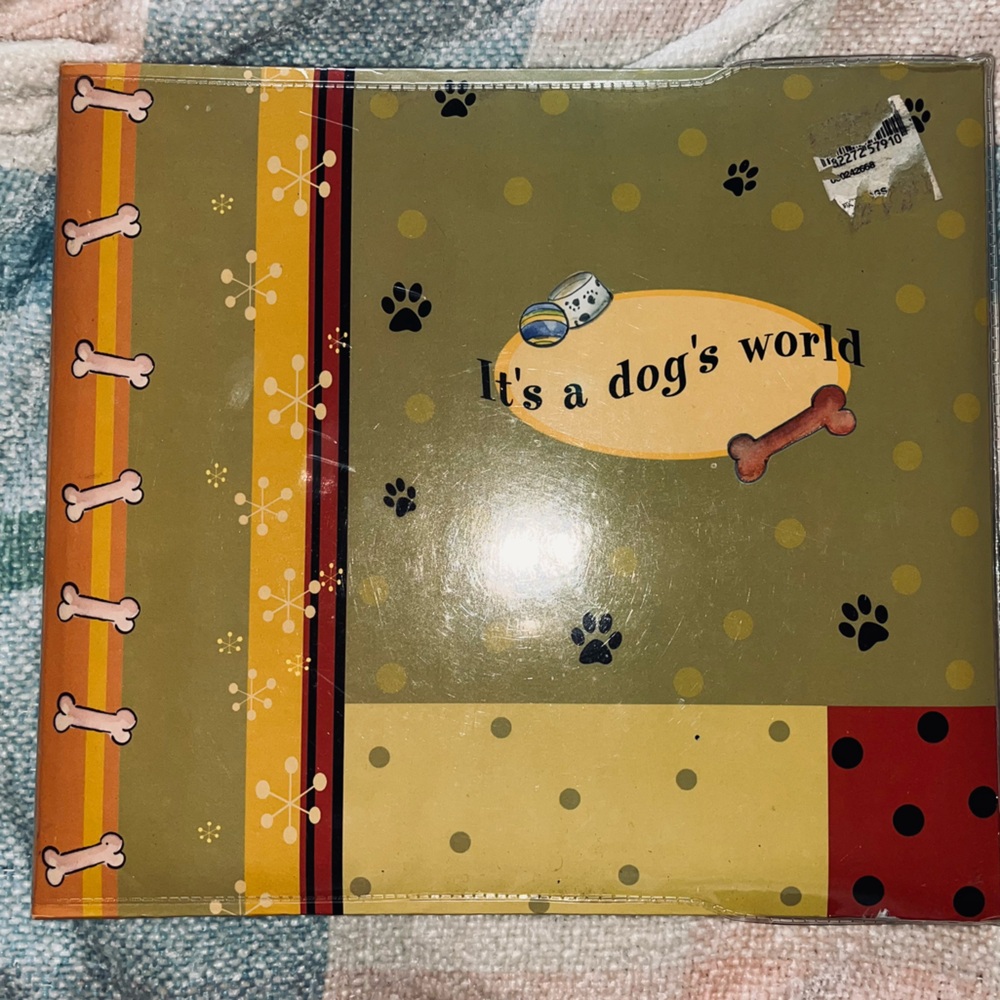 🐾”It’s a Dogs World” 🐾Scrapbook / Photo Album